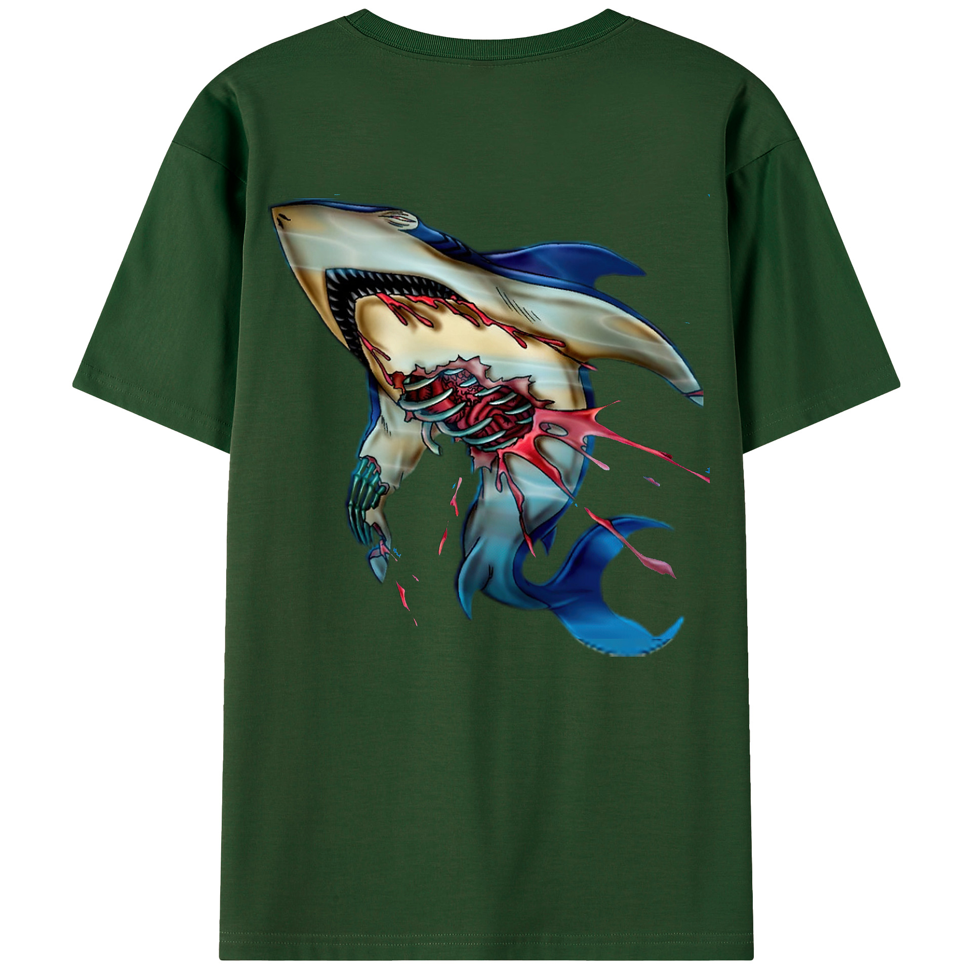（画像用） 遊☆戯☆王 Yu-Gi-Oh! 綿100％半袖Tシャツ（背面プリント）